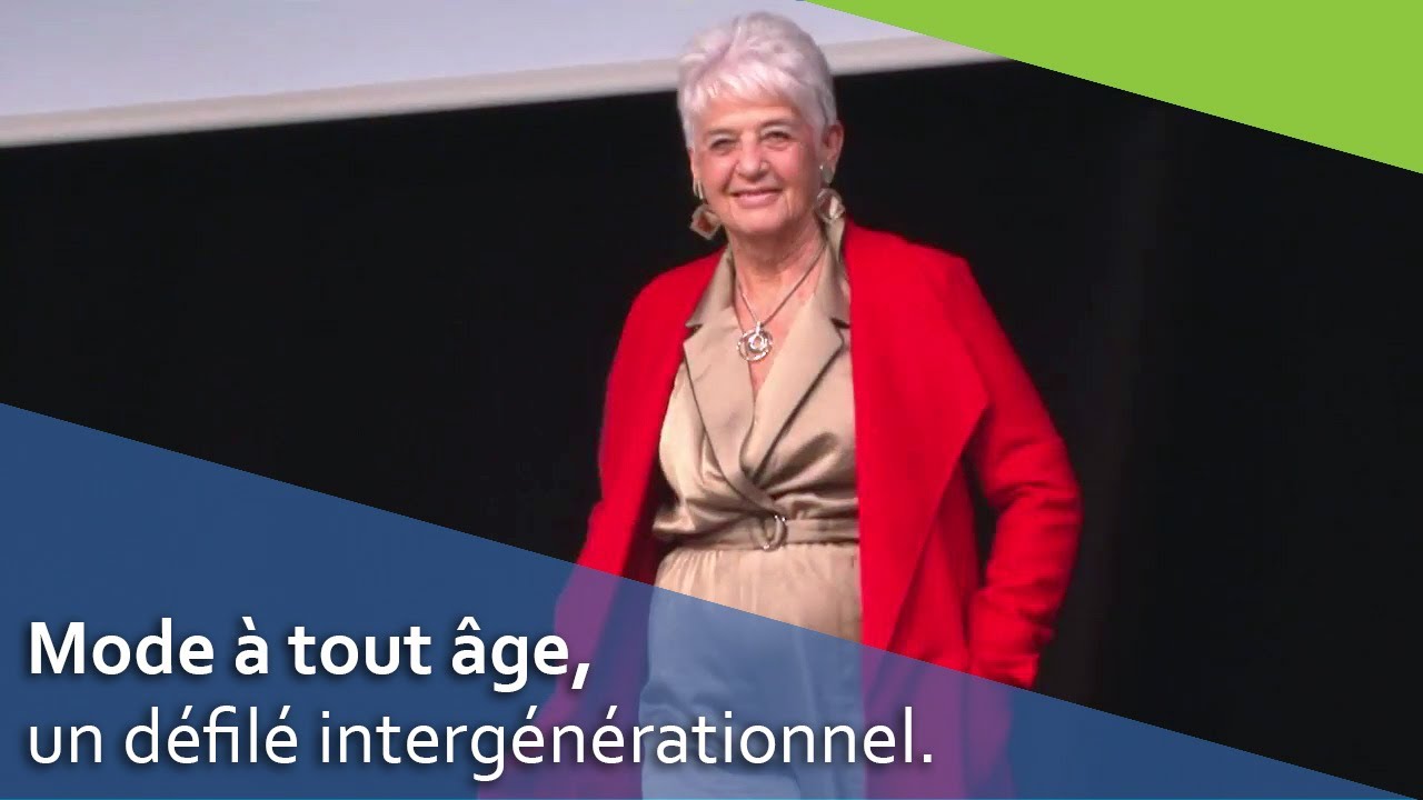 La mode à tout âge, un défilé intergénérationnel.