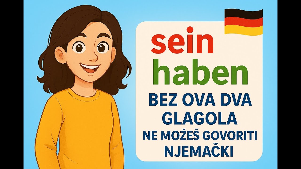 Bez ova dva glagola ne možeš govoriti njemački! – „sein“ i „haben“ A1 🇩🇪