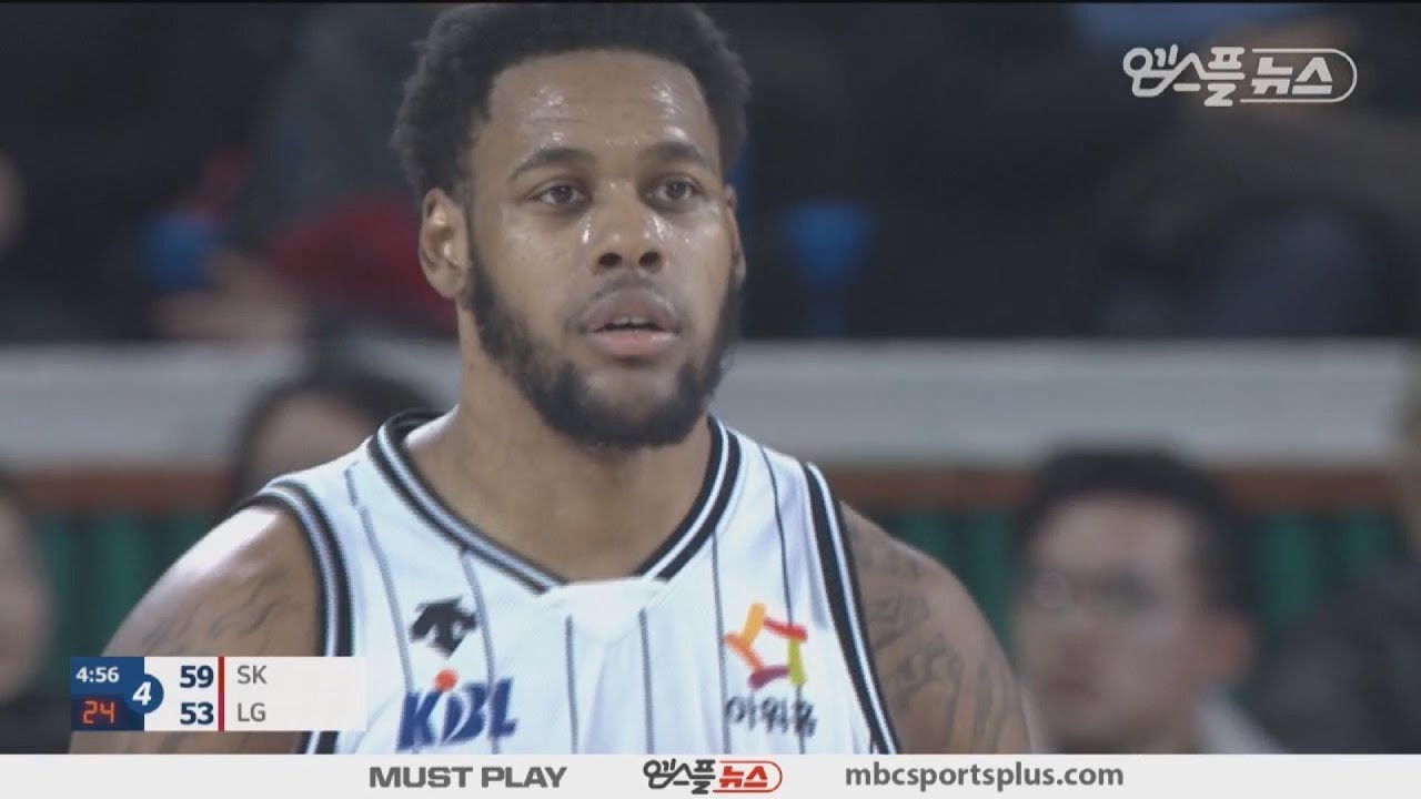 James Kelly, One hand dunk | Knights vs Sakers | 20180120 | 2017-18 KBL