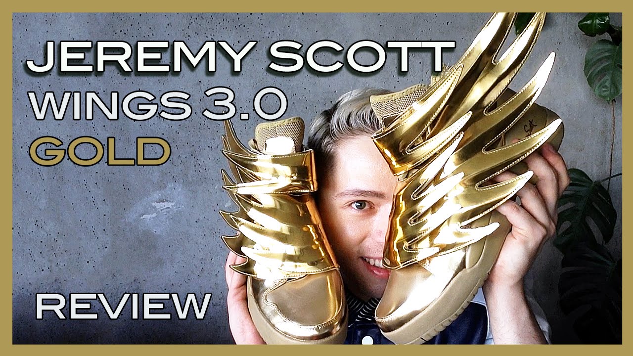 unboxing review Jeremy Scott Wings 3.0 Gold ss15
