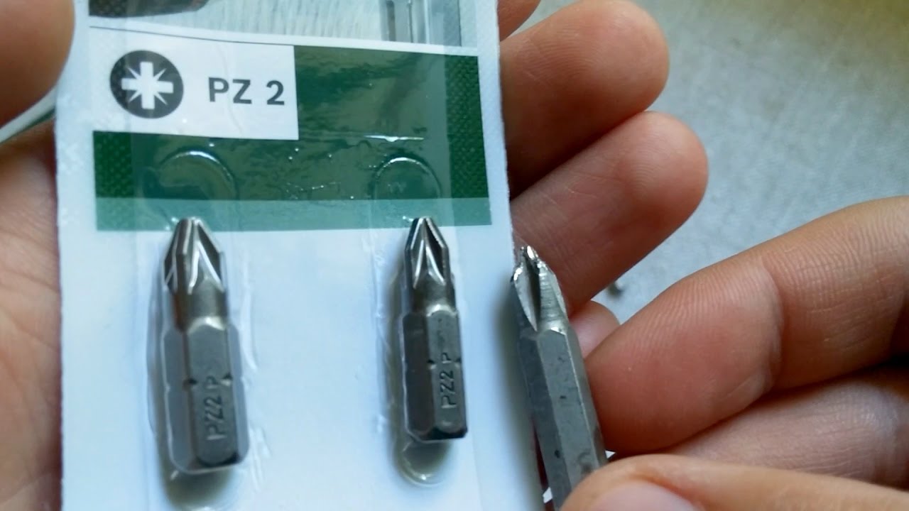 Screwdriver Bits, PH2-PZ2 (Bosch)