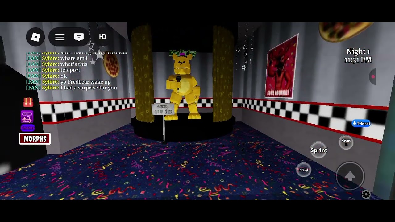 Surprising Fredbear for Valentine's Day