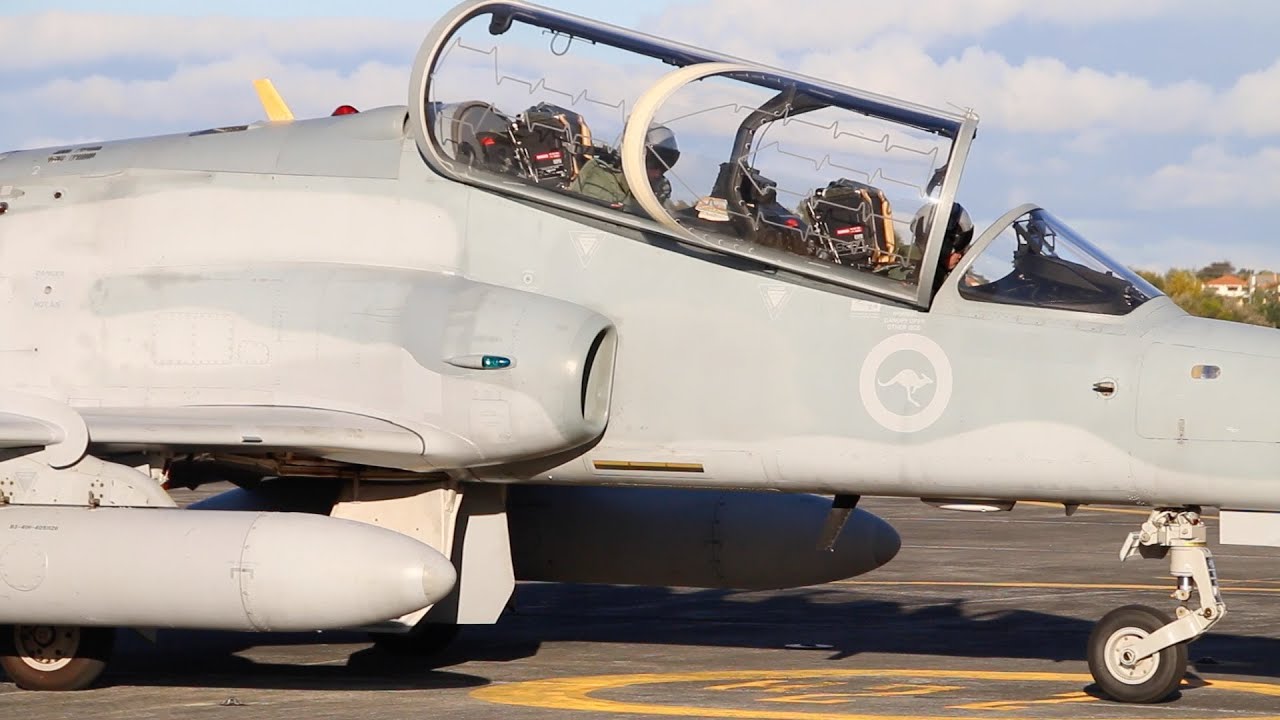RAAF Hawk Visits RNZAF Base Auckland New Zealand  2014