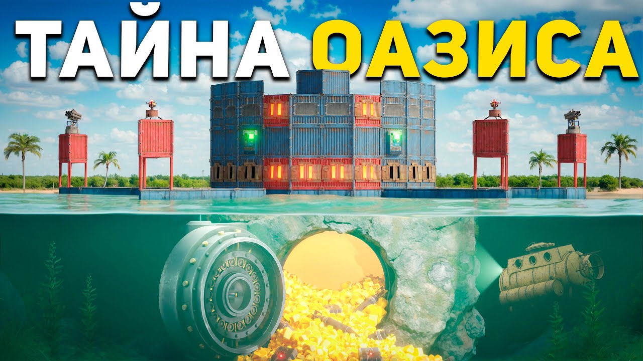 Моя СЕКРЕТНАЯ ЛУТОВАЯ на ДНЕ ОАЗИСА в Раст/Rust