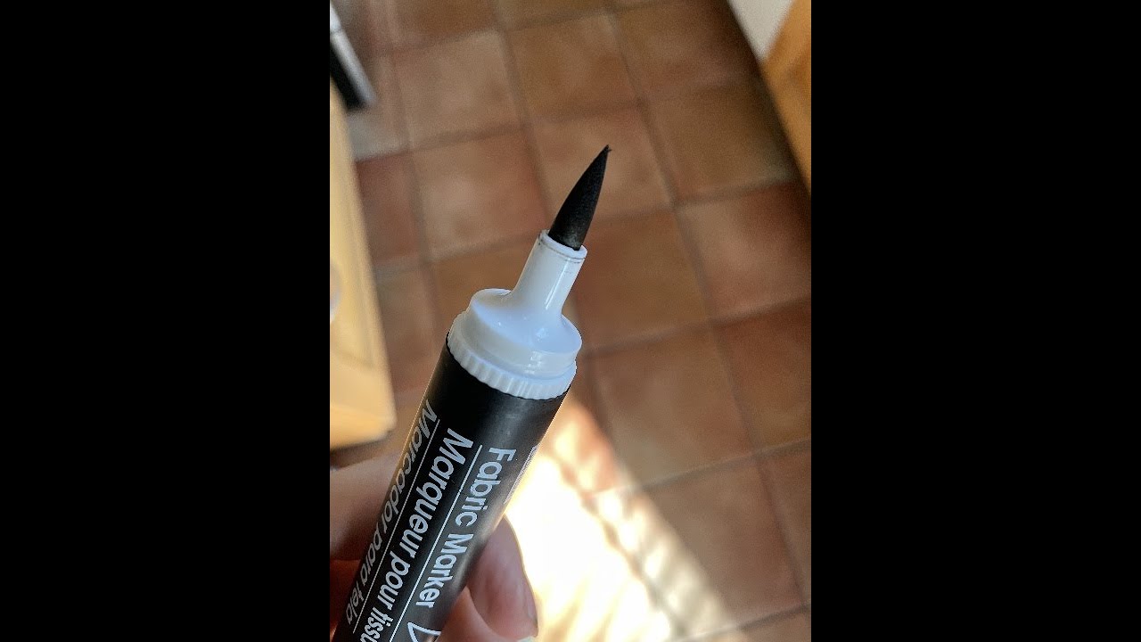 UCHIDA 722-C-1 Marvy Fabric Brush Point Marker, Black Amazon Review