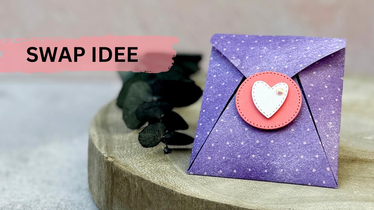 Swap Idee für OnStage | Mini Goodie Verpackung aus Designerpapier basteln