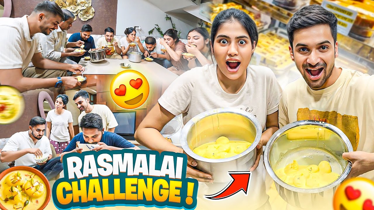 Rasmalai eating challenge