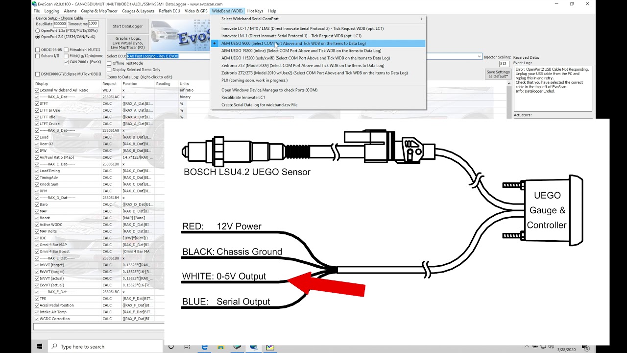 Evo X Ecu Flash Training Course Part 10: WOT Fuel Tuning / Load Comp | Evans Performance Academy