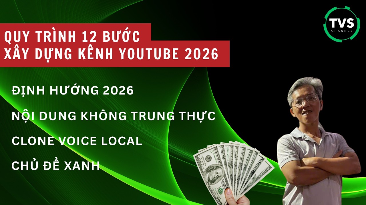 Định hướng 2026 - Bạn nên làm gì ? Quy trình 12 bước xây dựng kênh