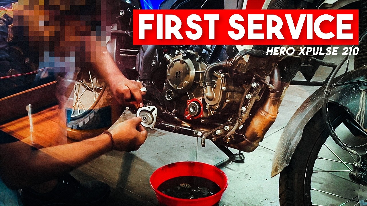 Hero Xpulse 210 First Service: Experience, Issues, Tappet Noise, Heating, Mileage, Brakes & More...