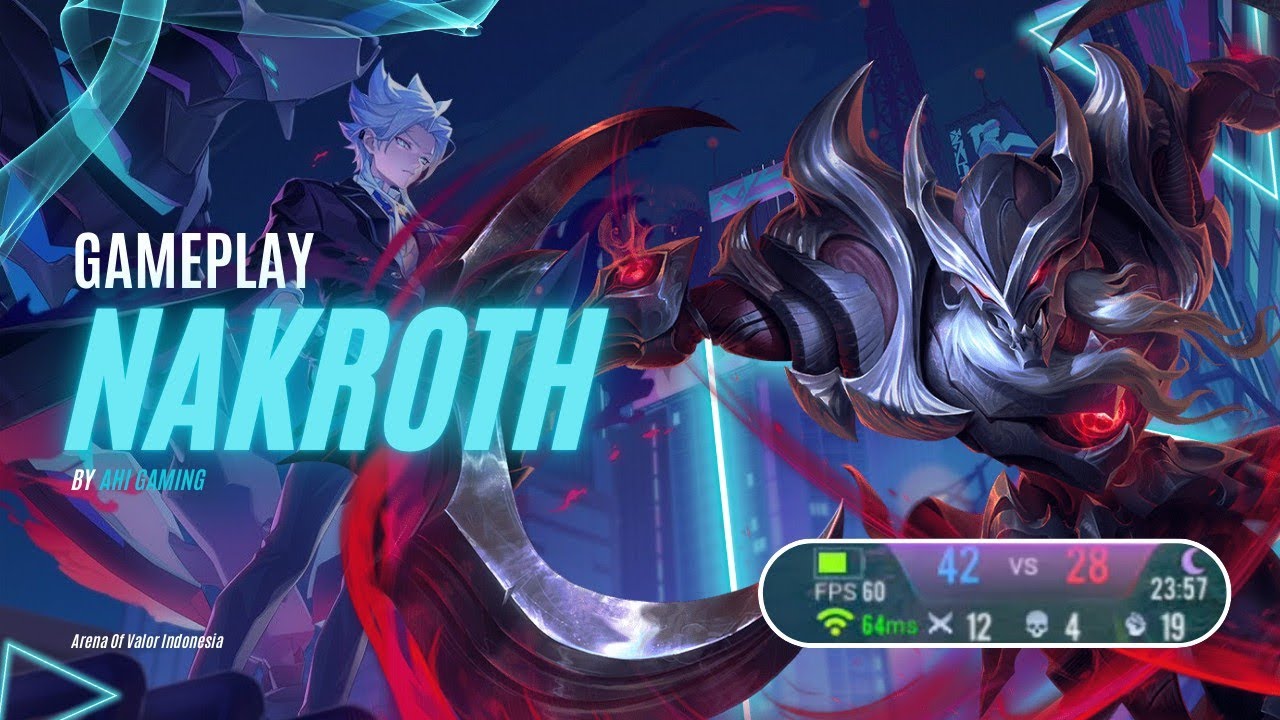 LATE NAKROTH GAMEPLAY | NAKROTH GAMEPLAY #12 | AOV | ROV | LIENQUANMOBILE #aov #rov #lienquanmobile