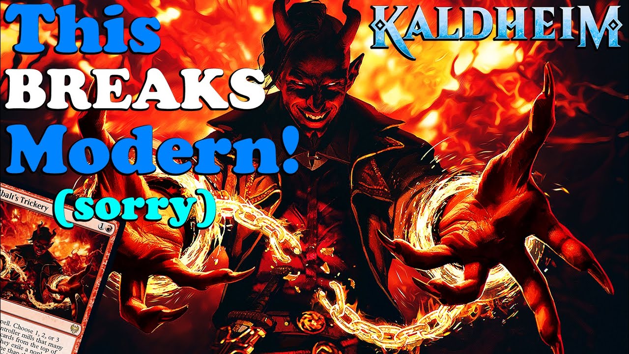 MTG Modern ▷ My Kaldheim 🌟COMBO🌟 Deck will 💥BREAK💥 Modern! ◁【KHM】Tibalt's Trickery Cascade