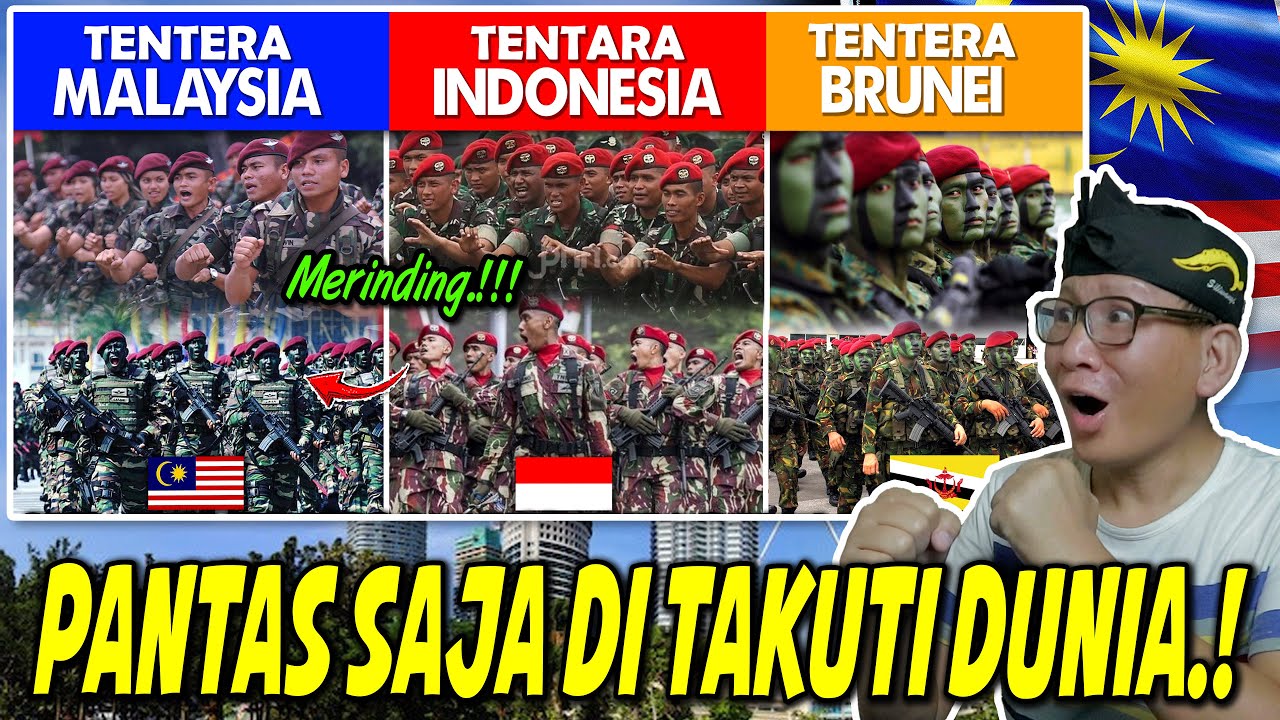 🔥YEL YEL TENTERA MALAYSIA VS TENTARA INDONESIA VS TENTARA BRUNEI ‼️ASLI MUSUH DIBUAT KETAR KETIR⁉️