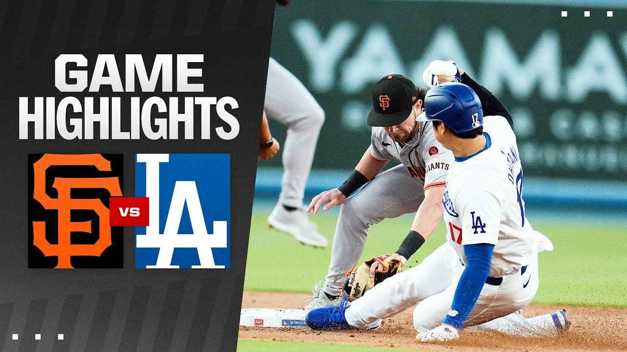 Giants vs. Dodgers Game Highlights (7/22/24) | MLB Highlights