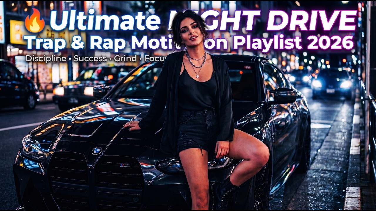 🔥 Ultimate NIGHT DRIVE Trap & Rap Motivation Playlist 2026 | Discipline &bull; Success &bull; Grind &bull; Focus