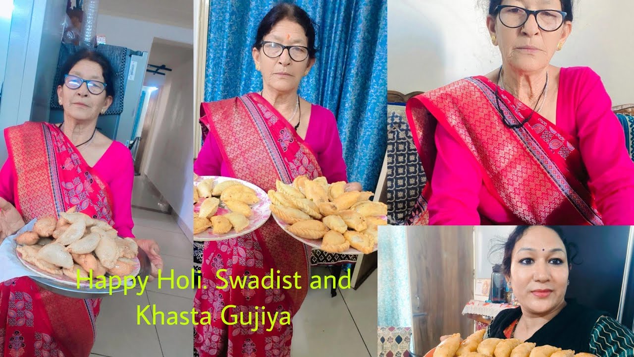 #Holi special khasta Aur raseeli gujiya😋ek dam majedaar aur testy🤗👌