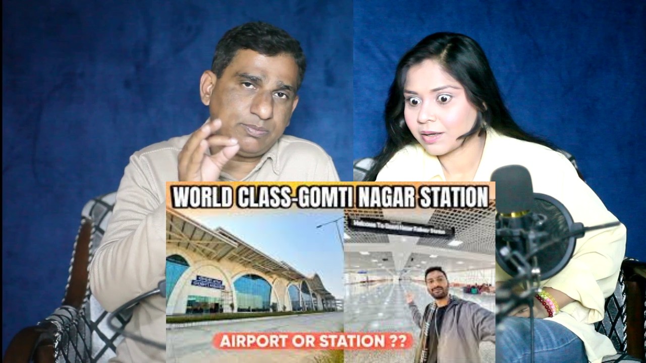 Pakistani Reacts to World Class Gomti Nagar Railway Station *AIRPORT OR STATION*🔥