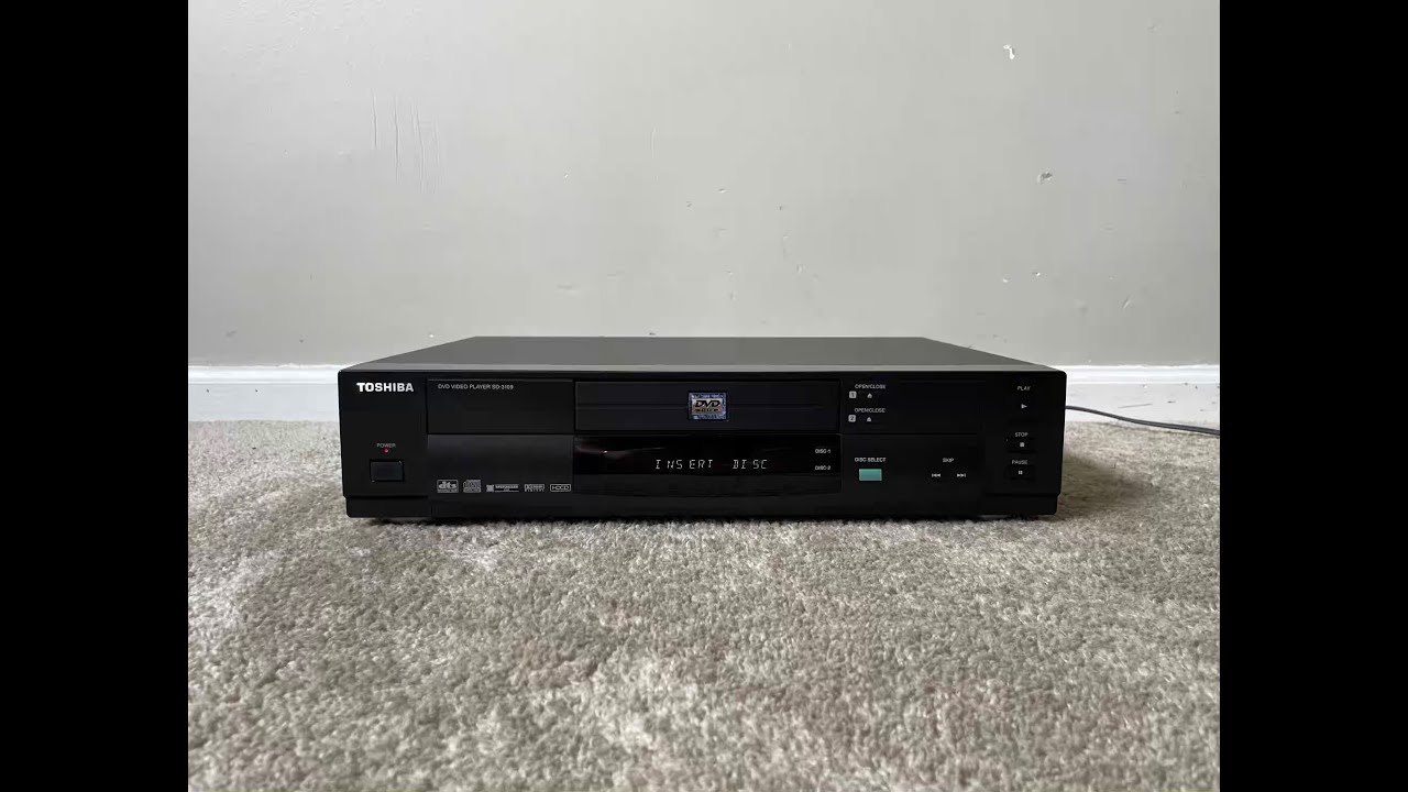 Toshiba SD-3109 Dual Double 2 DVD Compact Disc CD Player