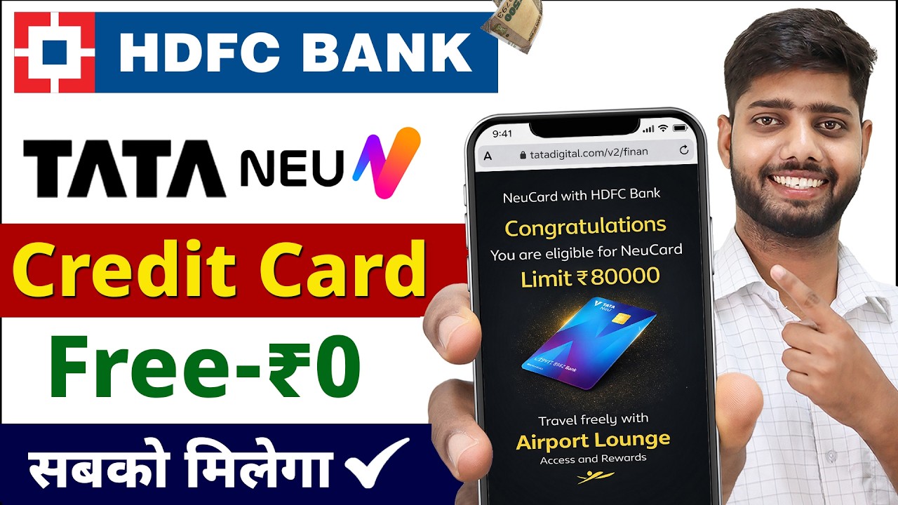 Tata Neu HDFC Bank Credit Card Apply | Tata Neu Plus Credit Card | Tata Neu Infinity Credit Card