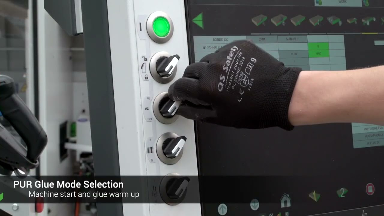 Biesse TM15   Revolutionary Hybrid Premelter for Flexible Edgebanding