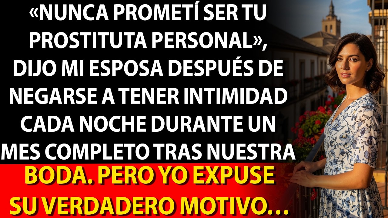 💔 «Nunca prometí ser tu prostituta», dijo tras rechazarme otra vez… 😶