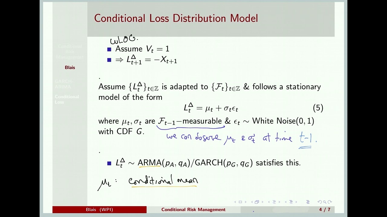 Conditional Risk Management