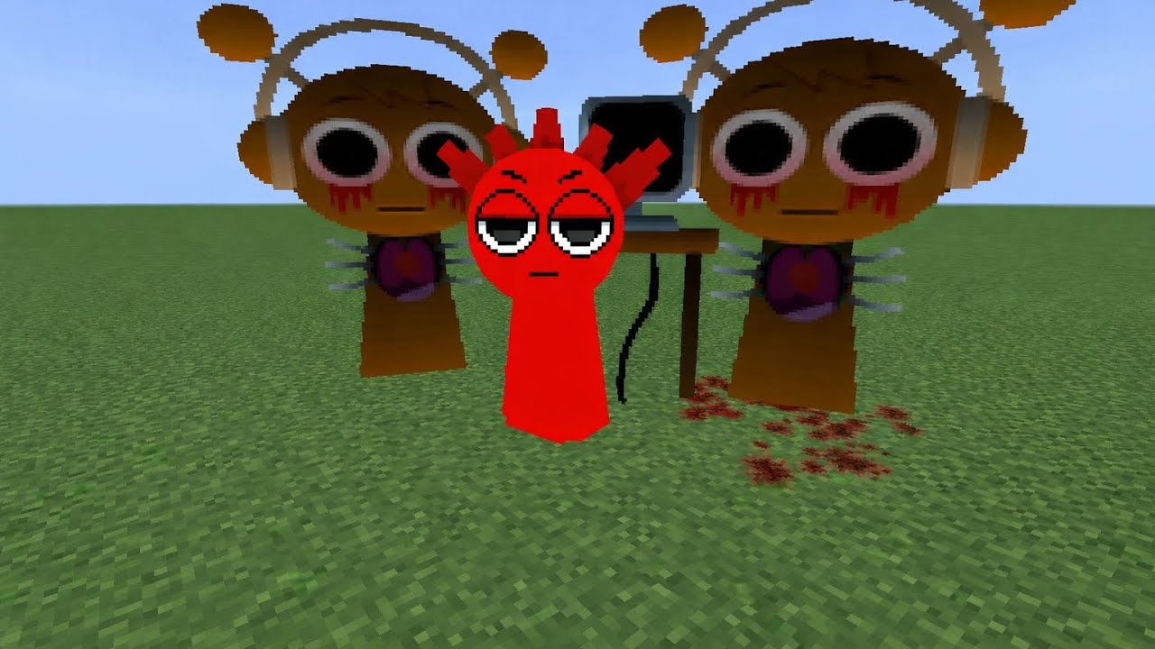 I Summon NEW Incredibox Sprunki in Minecraft PE Mod!!!”