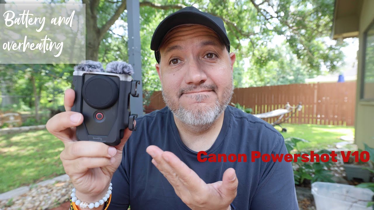 Обзор аккумулятора и перегрева Canon Powershot V10