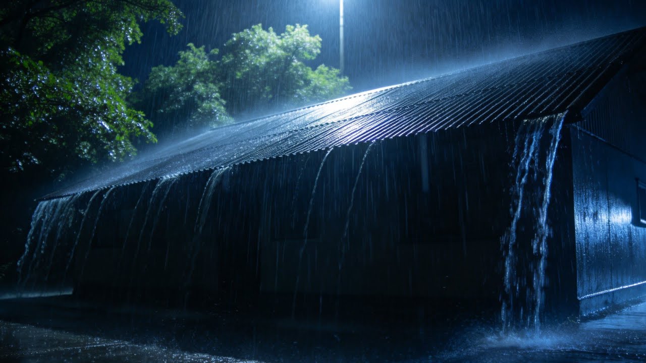Rain Sounds No Ads for Sleep - Rain and Thunder Sounds ASMR for Sleep,