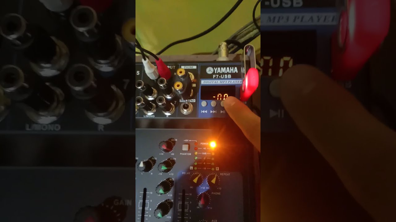 Yamaha F7 professional Bluetooth mixer 7