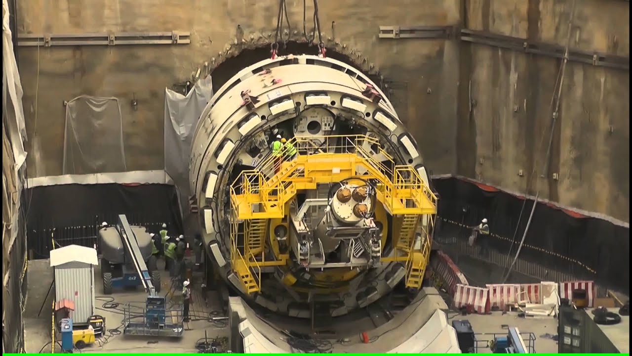 Riyadh Underground, Orange Line: the giant Tunnel Boring Machine (TBM) Jazlah