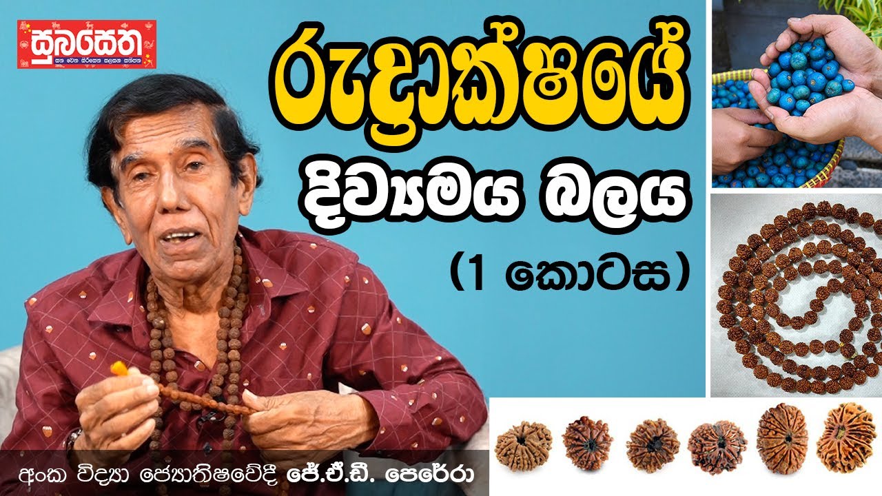 රුද්‍රාක්ෂයේ දිව්‍යමය බලය (1 කොටස)