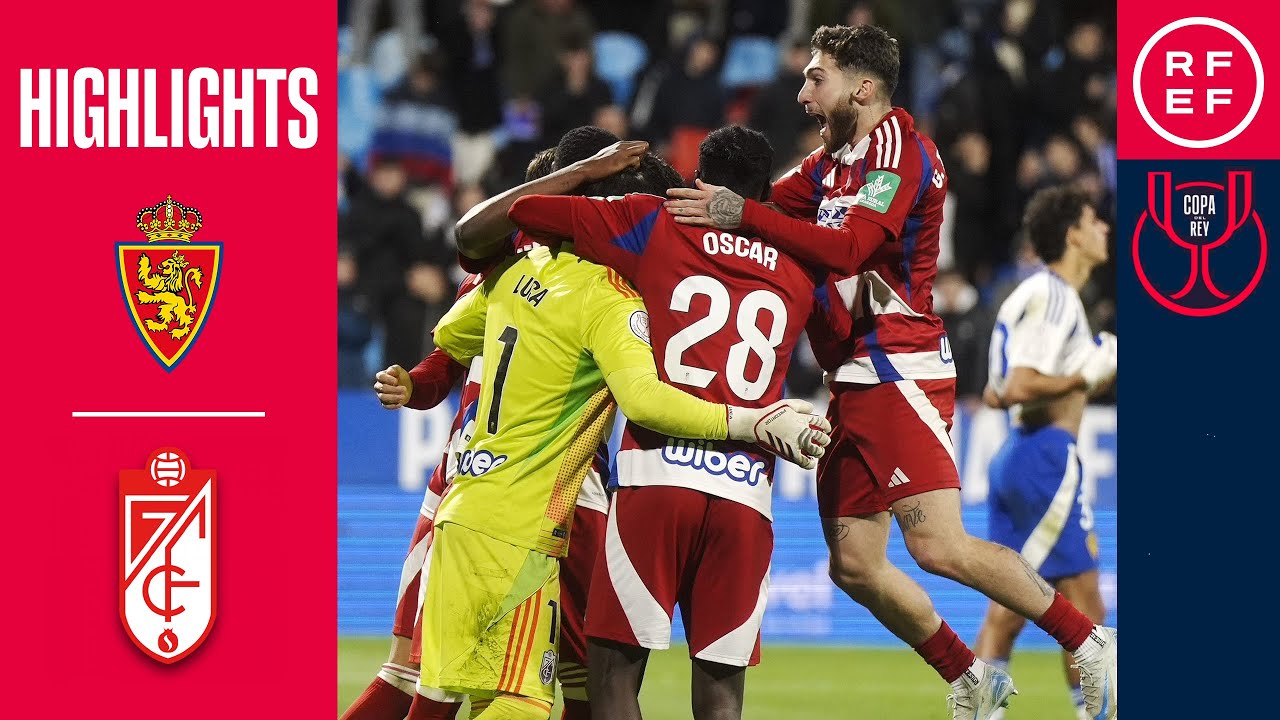 Resumen | Copa del Rey | Real Zaragoza 2 -2 (4-5) Granada CF | Segunda eliminatoria
