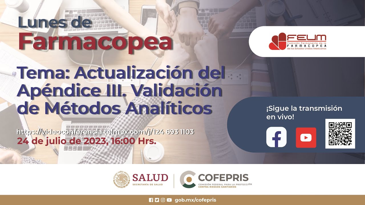 “Actualización del Apéndice III. Validación de Métodos Analíticos”