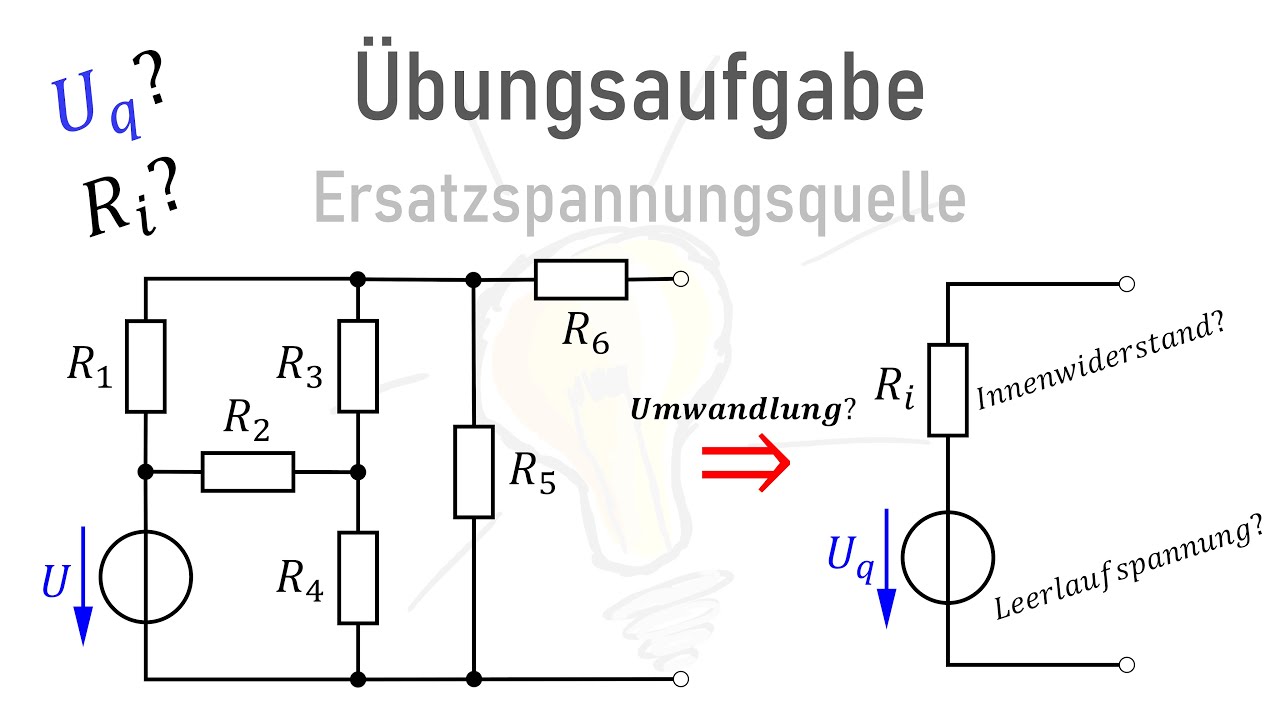 Übungsaufgabe 3 Ersatzspannungsquelle