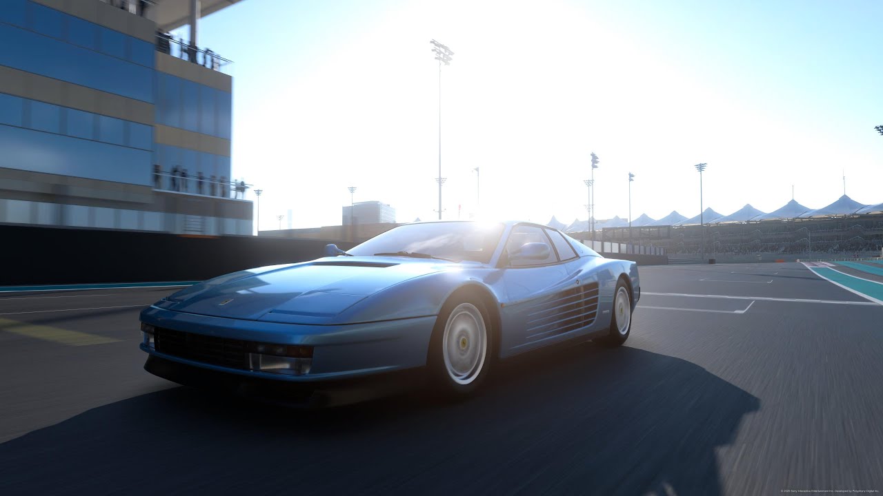 Ferrari Testarossa at Yas Marina | Gran Turismo 7 Race Replay