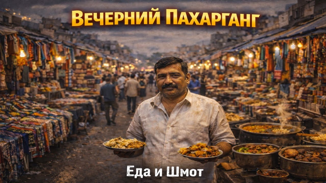 Вечерний рынок Пахарганг. Дели (2часть)