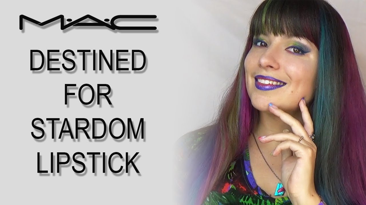 Mac Destined for Stardom lipstick - lip swatches and review!