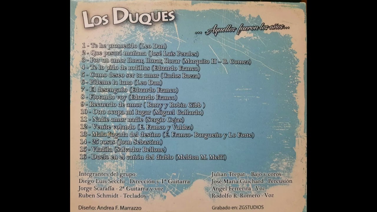 1- Te he prometido (Leo Dan) Los Duques Bovril