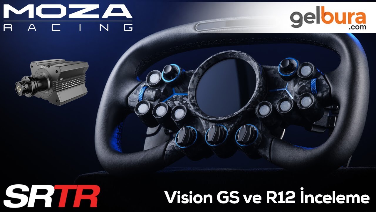 Moza Racing Vision GS Wheel ve R12 Base İnceleme