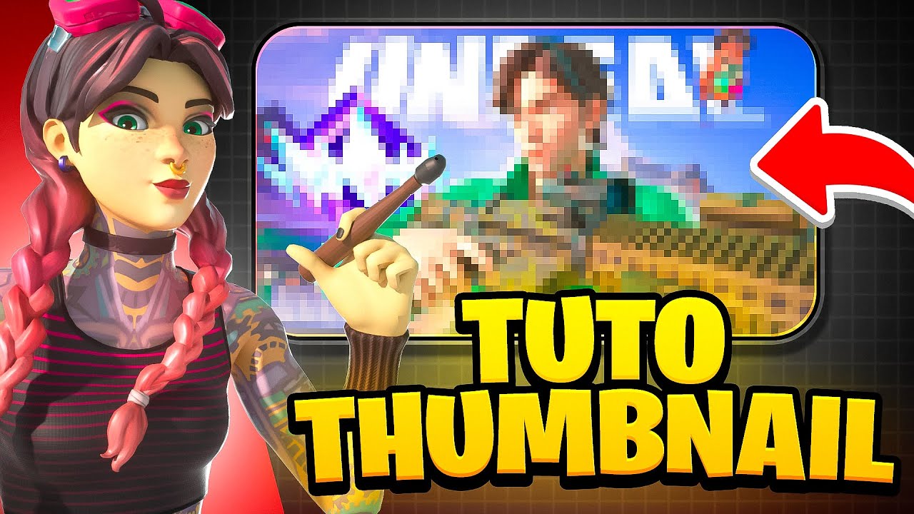 TUTO - Comment faire une miniature Fortnite avec Blender et Photoshop