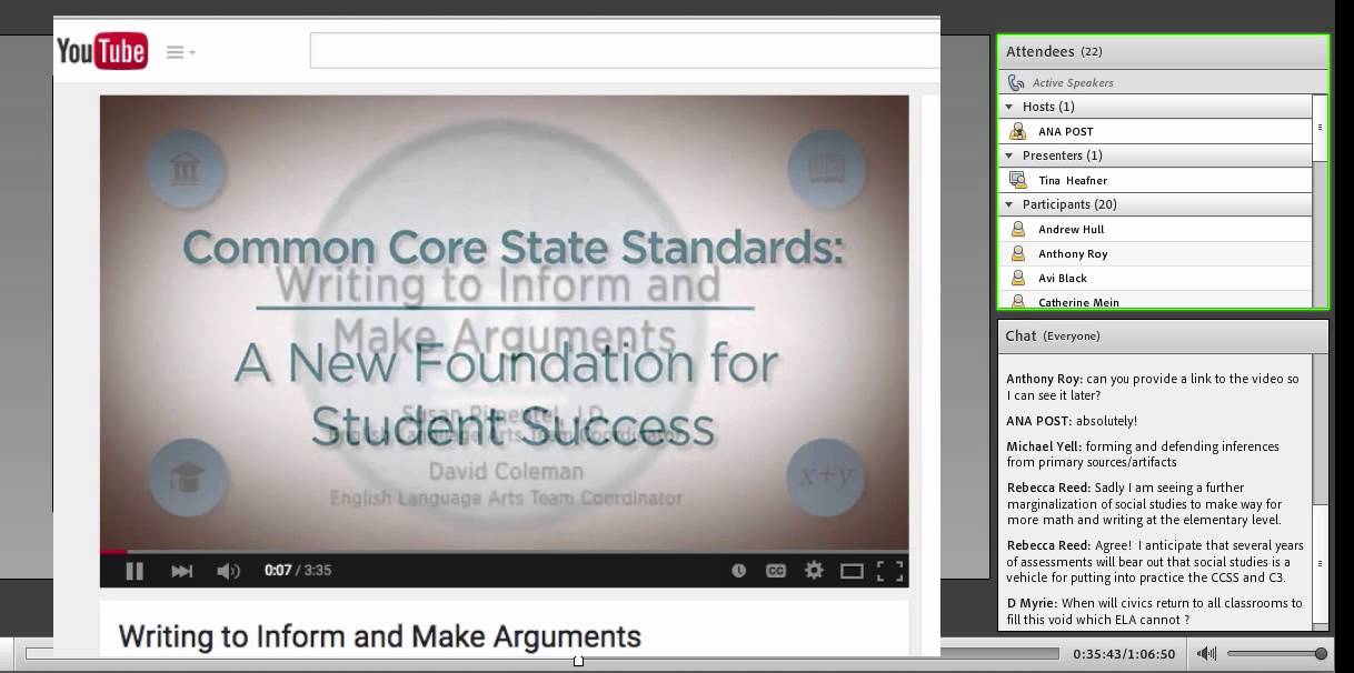 How does the C3 Framework align to the Common Core ELA?