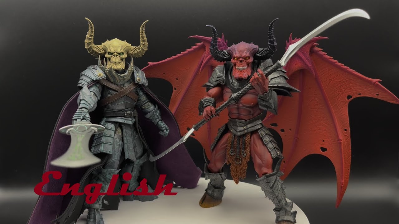 Mythic Legions Belphegor and Demistros in english