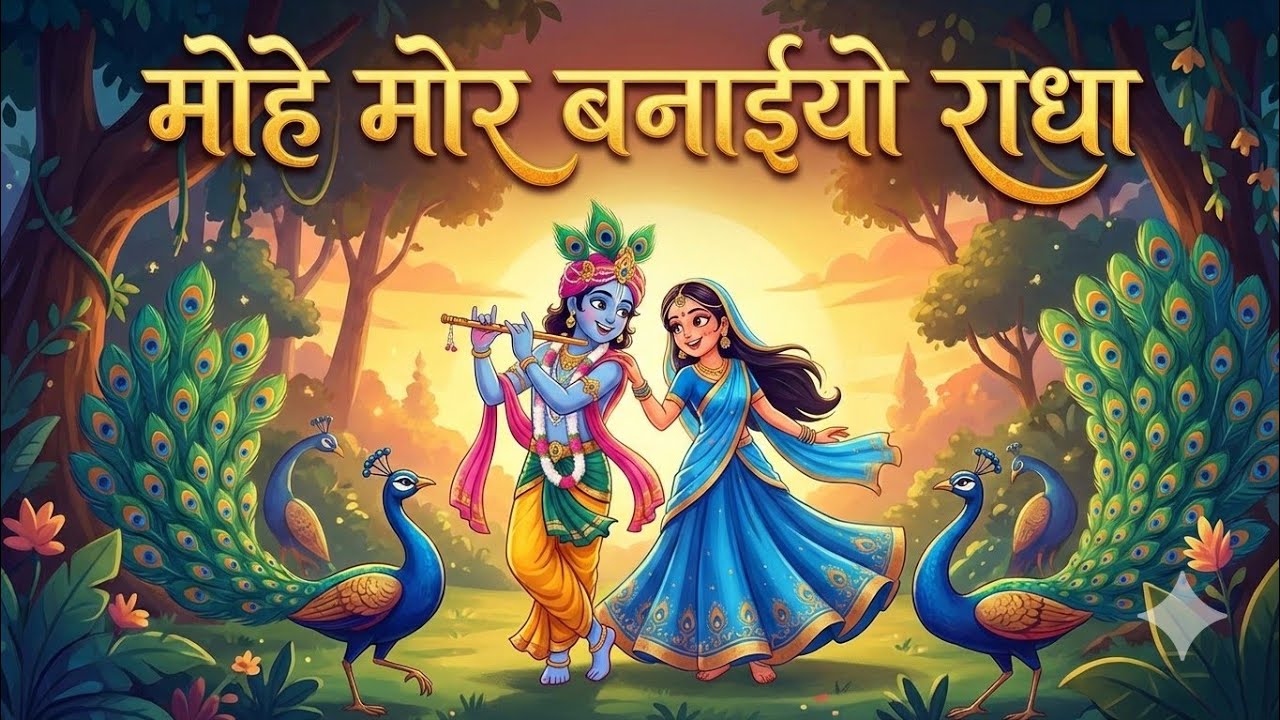 मोहे मोर बनाईयो राधा | Mohe Mor Banaiyo Radha Apne Vrindavan Ko | Peaceful Radha Krishna Bhajan 🙏🙏