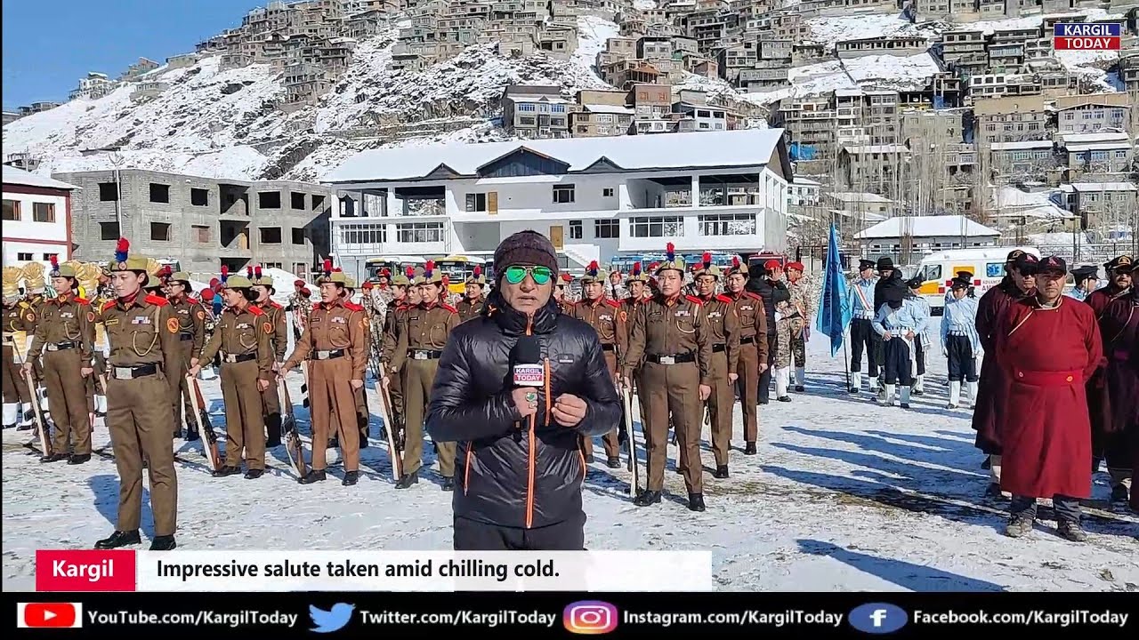 Tri-Colour Rises High Amid Snow | Grand Full Dress Rehearsal at Kargil