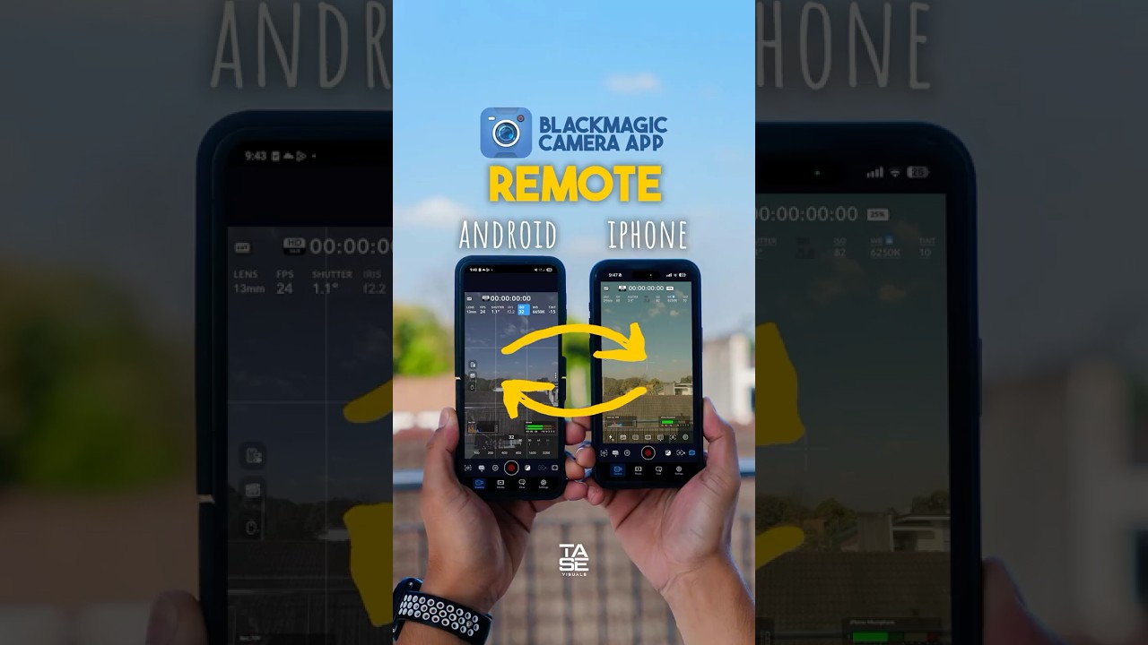 Пульт дистанционного управления камерой Blackmagic для Android и iPhone