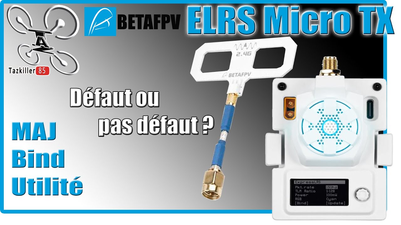 ELRS Micro TX MODULE betaFPV - Review Test Démo - TIRAGE AU SORT !