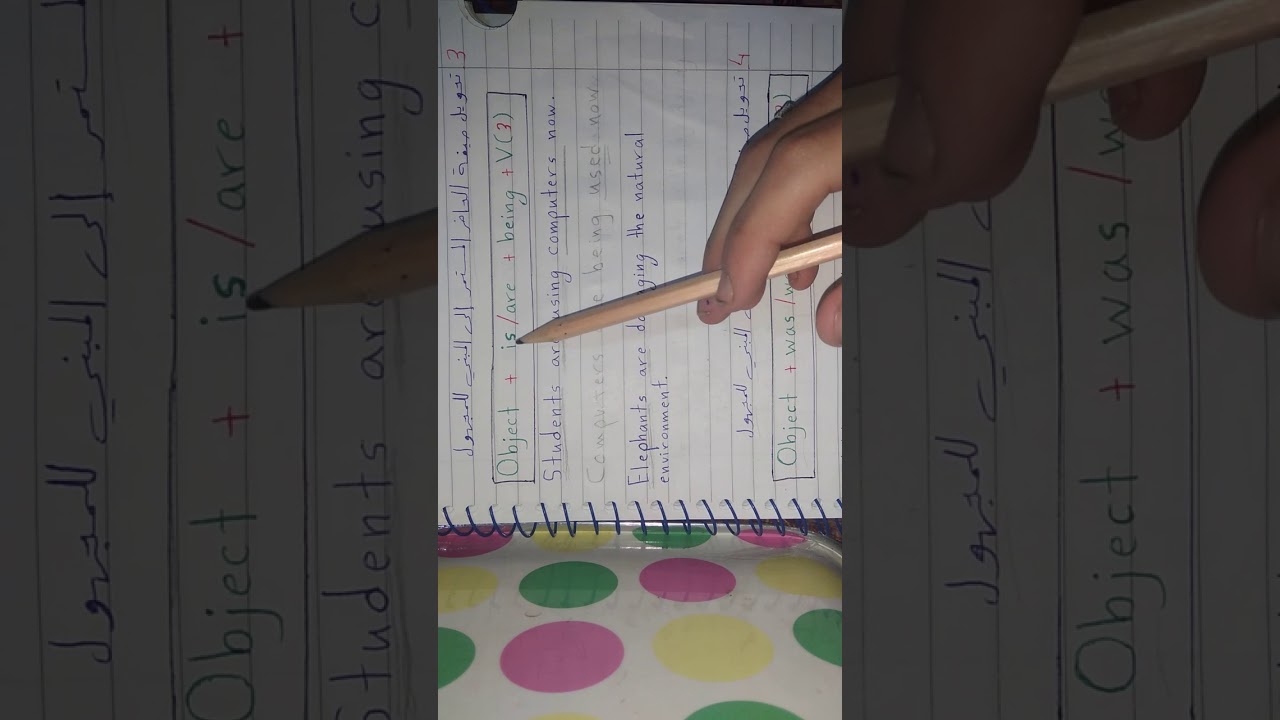 2-المبني للمجهول/Passive voice