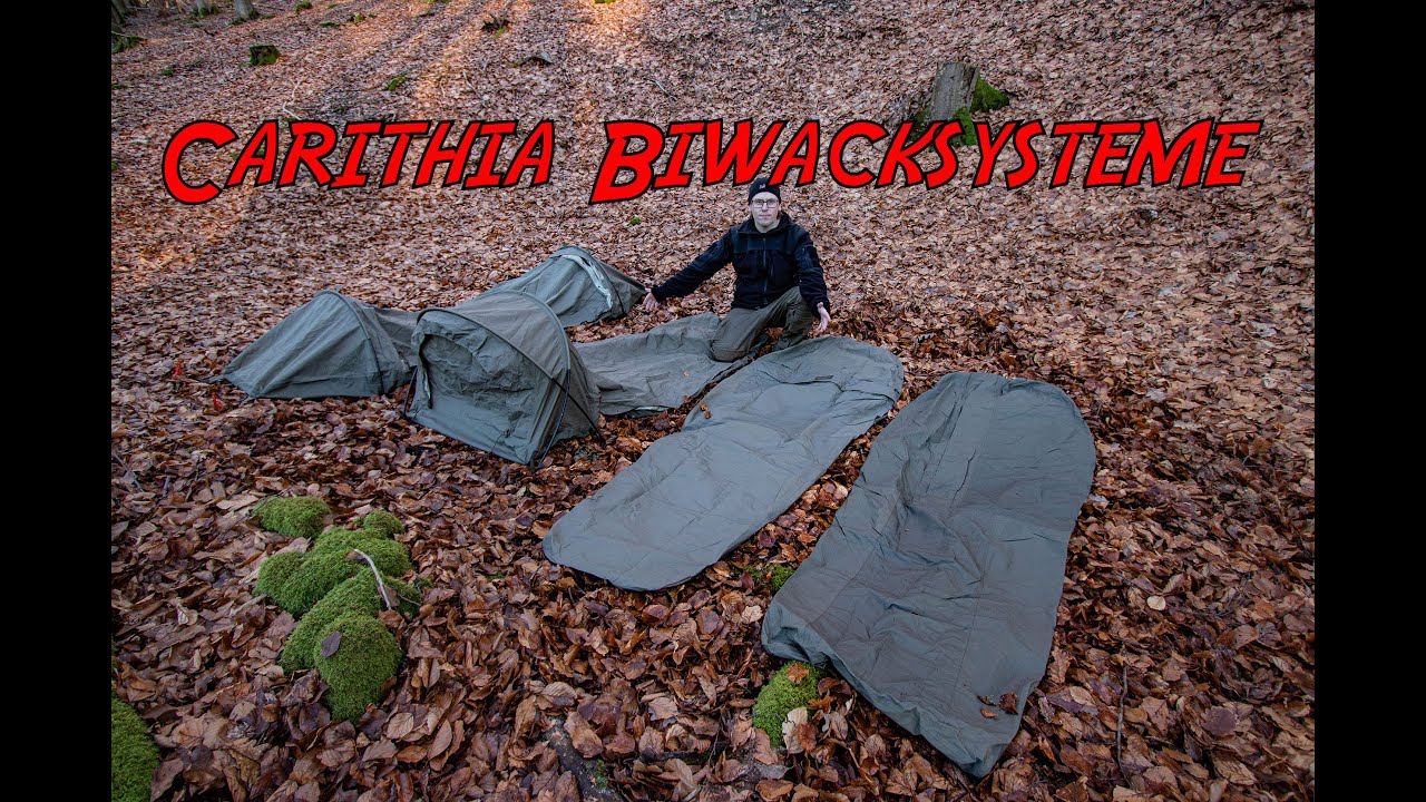 Vergleich von Carinthia Biwacksäcken / Biwackzelten  | 4K