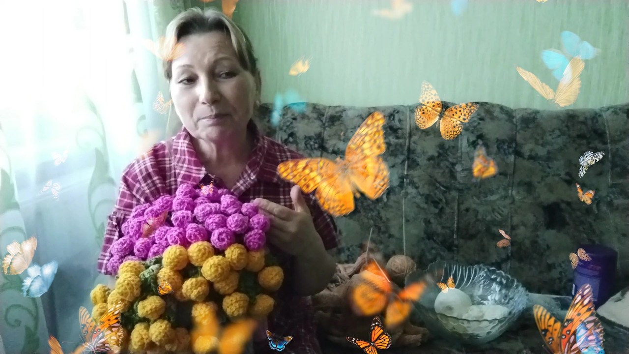 Вязаный БУКЕТ💐Ваши РАБОТЫ✨Разговор по душам🎉🌈